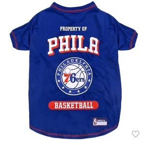 Philadelphia 76ers Dog Basketball Shirt NWT